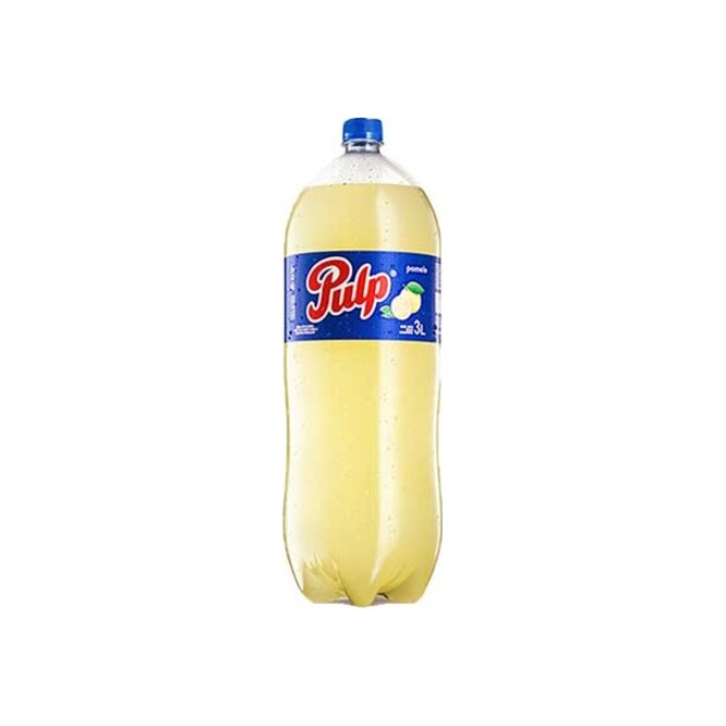 Gaseosa sabor pomelo botella descartable Pulp 3 litros