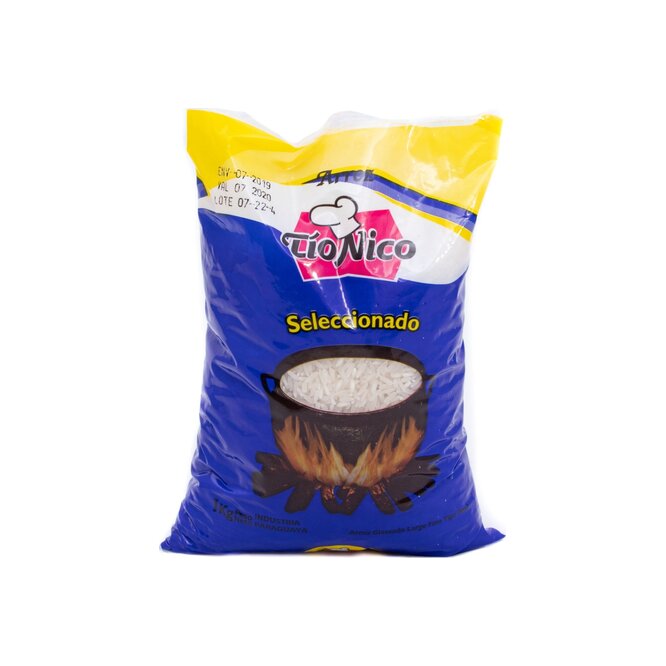 Arroz paquete azul Tío Nico 1 kilo