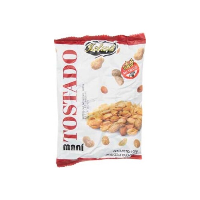 Maní tostado paquete Kelwa 100 gramos