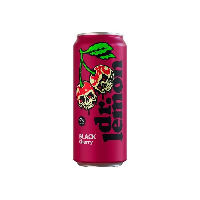 Bebida alcohólica gasificada sabor cereza Dr. Lemon 473 ML