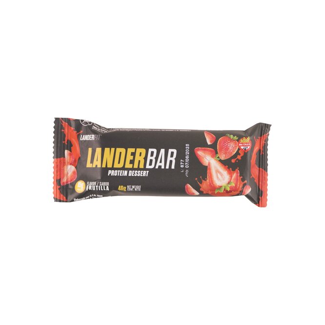 Barra proteica Frutilla Landerfit 48 gramos