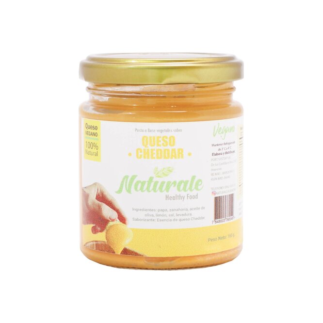 QUESO CHEDDAR 160GR NATURALE VEGANO
