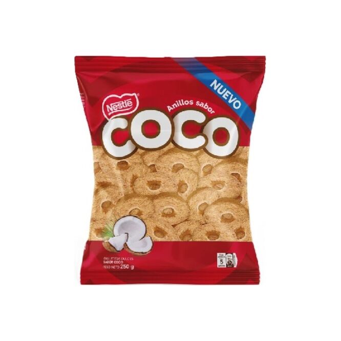 Galletitas rosquitas sabor coco Mabel's 250 gramos