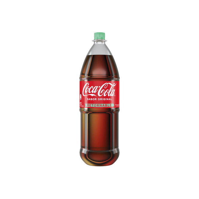 Gaseosa Retornable en botella Coca Cola 2 litros