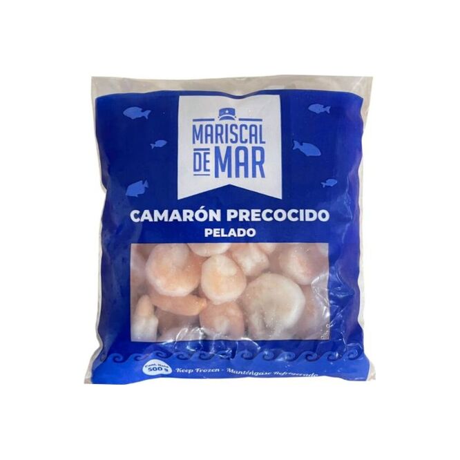 Camarones ecuatorianos congelados paquete Marítima 500 gramos