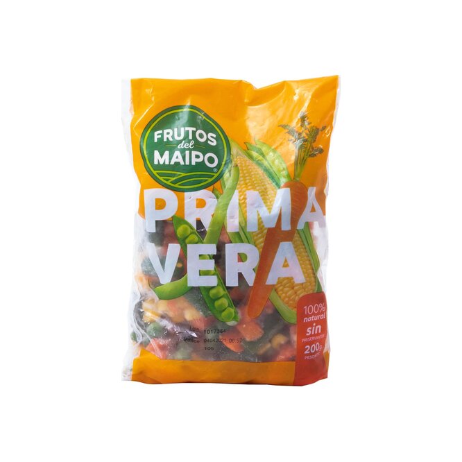 Ensalada congelada primavera en bolsa Frutos del Maipo 200 gramos