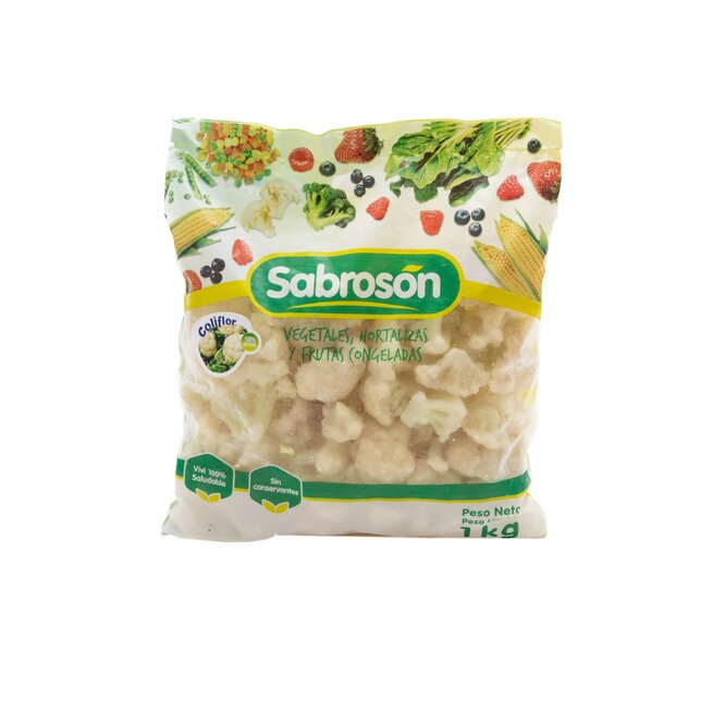 Coliflor Congelada Paquete Sabrosón 1 kilo