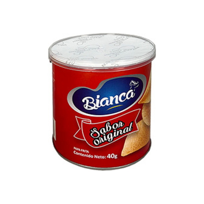 Papas fritas sabor original paquete Bianca 40 gramos