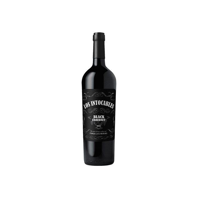 Vino tinto cabernet Sauvignon los intocables Finca Las Moras en botella 750 ml