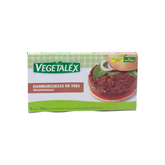 HAMBURGUESA VEGETALEX DE SOJA 300GR CJA