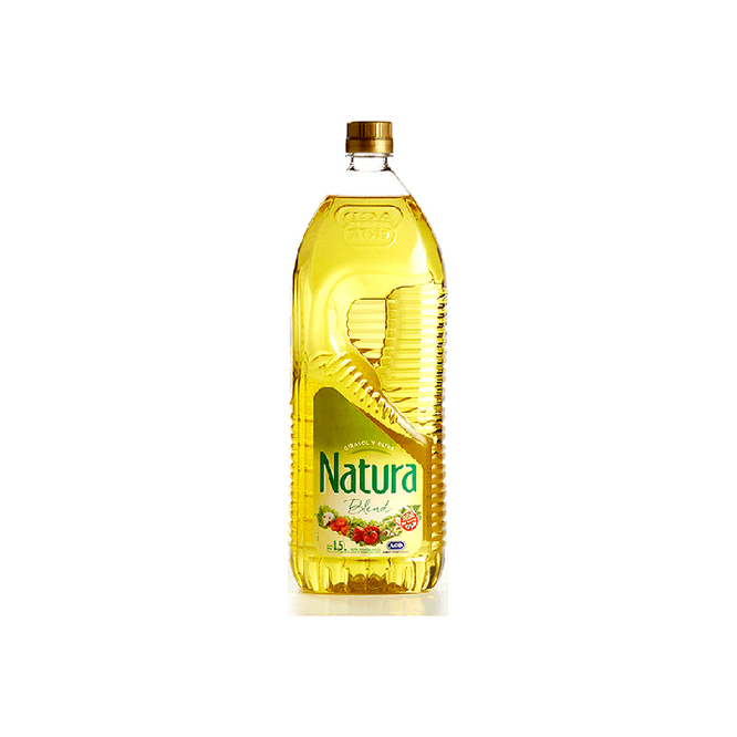 Aceite blend girasol y oliva en botella Natura 1.5 litros