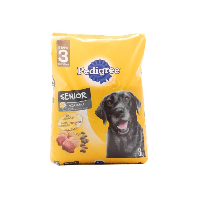 ALIMENTO P/PERRO PEDIGREE SNR VID/PLE 8K