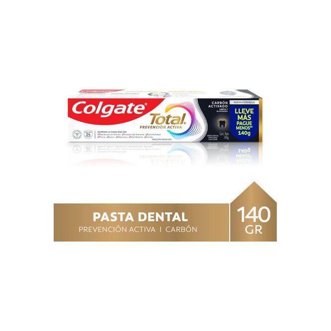Crema dental carbono total 12 Colgate 450 gramos