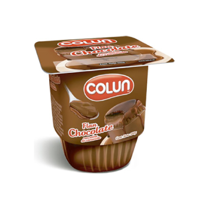 FLAN CHOCOLATE 100 GR COLUN POTE