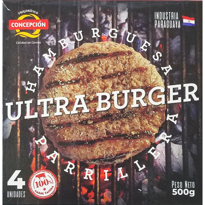Hamburguesa Ultra Burger Concepción 4 unidades