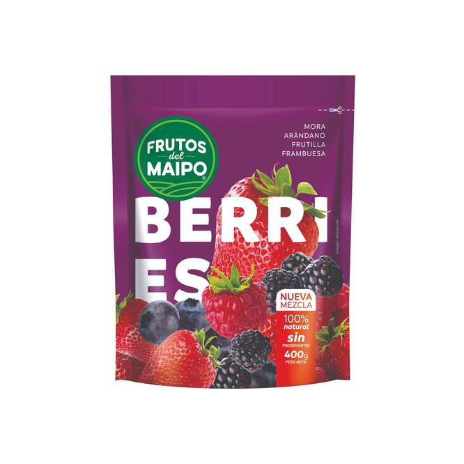 Mix de berries congelados Frutos del Maipó 400 gramos