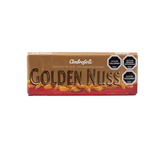 CHOCOLATE TABLETA C/ALMENDRAS GOLDEN NUS