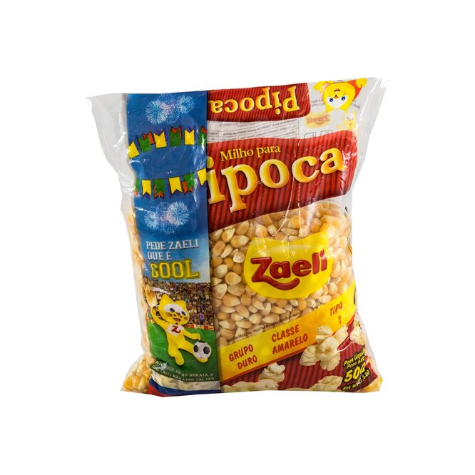 Maíz Pipoca en Bolsa Zaeli 500 gramos