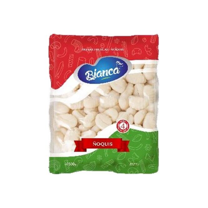 Ñoquis de pastas frescas paquete Bianca 500 gramos