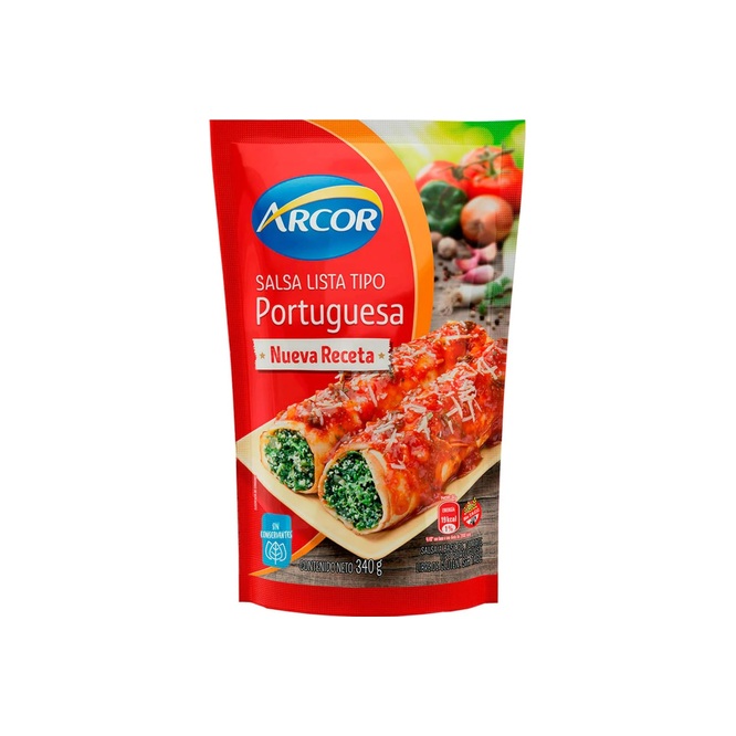 SALSA LISTA TIPO PORTUGUESA ARCOR 340GR