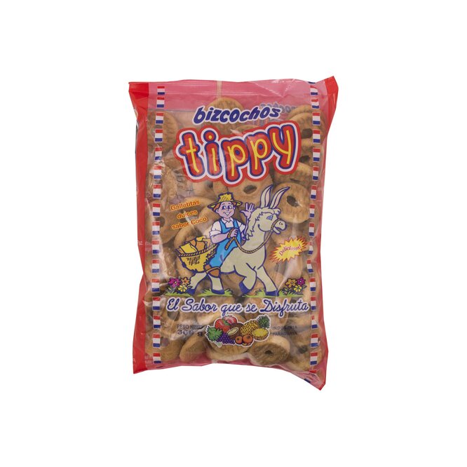 Galletitas sabor coco paquete Tippy 360 gramos