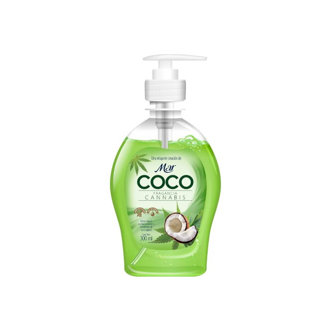 Jabón líquido cannabis coco Mar 300 ml
