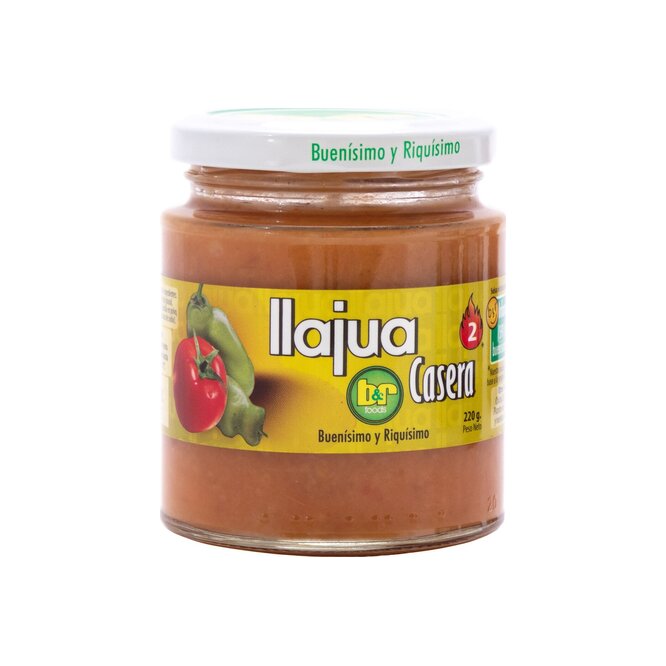 Salsa picante LlaJua casera B & R Foods 220 gramos