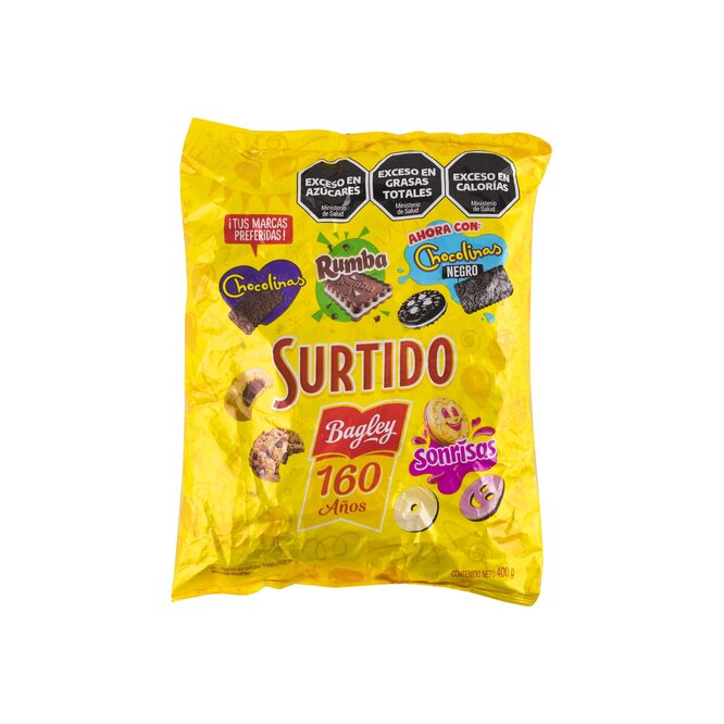 Galletitas dulces surtidas Bagley 400 Gramos