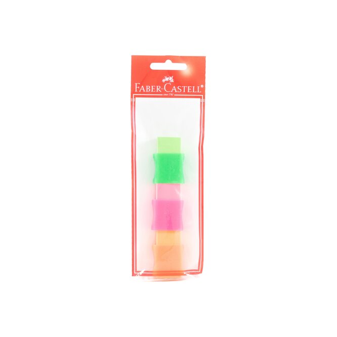 BORRADOR FLUOR X3PZAS FABER CASTELL S/E