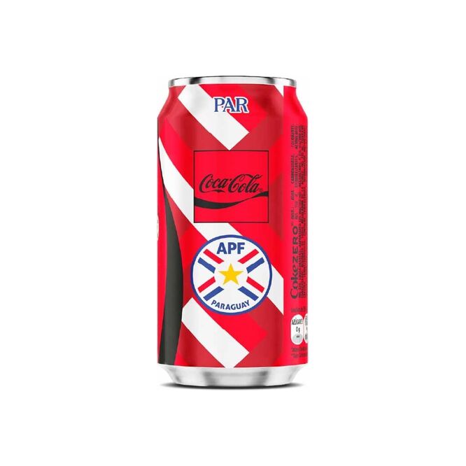 Gaseosa sin azúcar en lata Coca Cola 354 ml