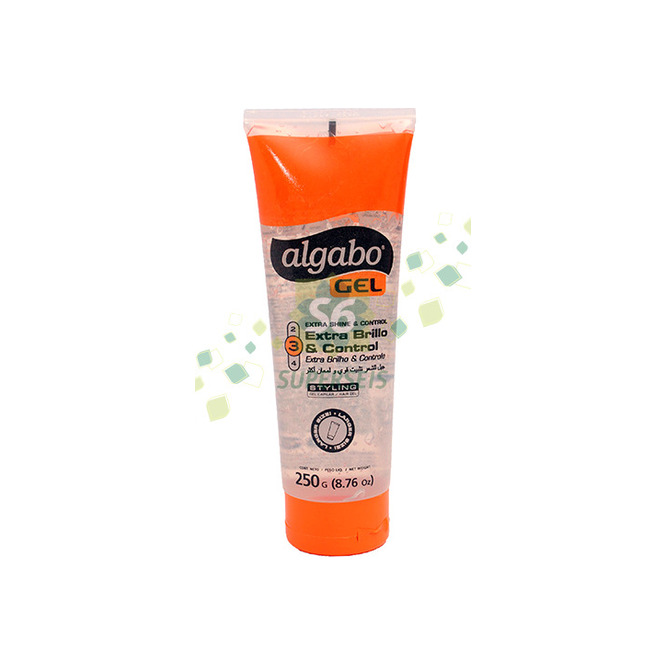 Gel fijador extra brillo Algabo 250 gramos