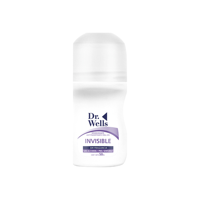 Desodorante invisible sin alcohol roll-on Dr. Wells 50 ml