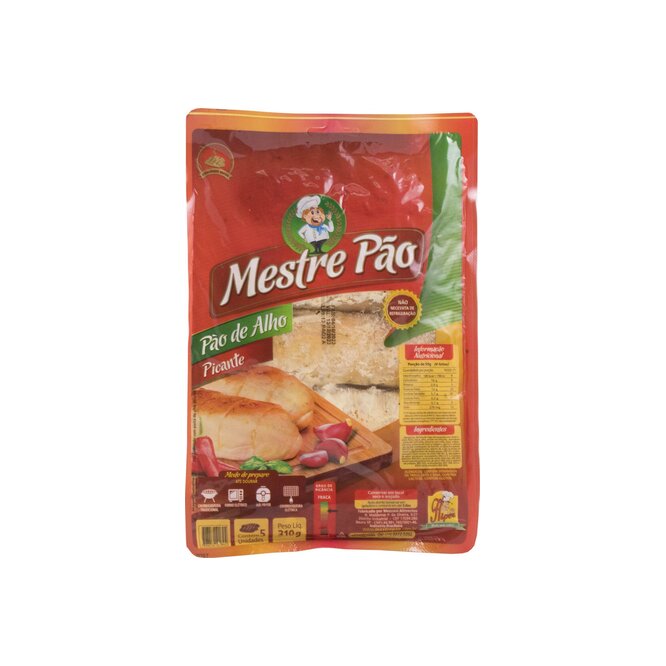 PAN DE AJO PICANTE MESTRE PAO 310 GR 5UN