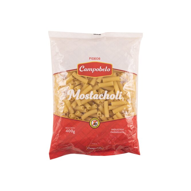 Fideo mostaccioli paquete Campobello 400 gramos