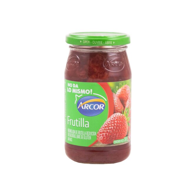 Mermelada de frutilla light Arcor 390 gramos