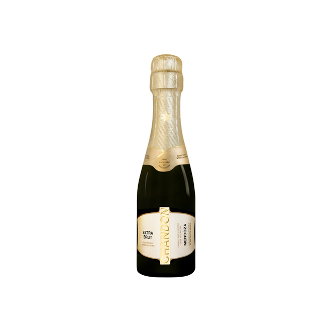 Espumante extra Brut en botella Chandón 187 ml