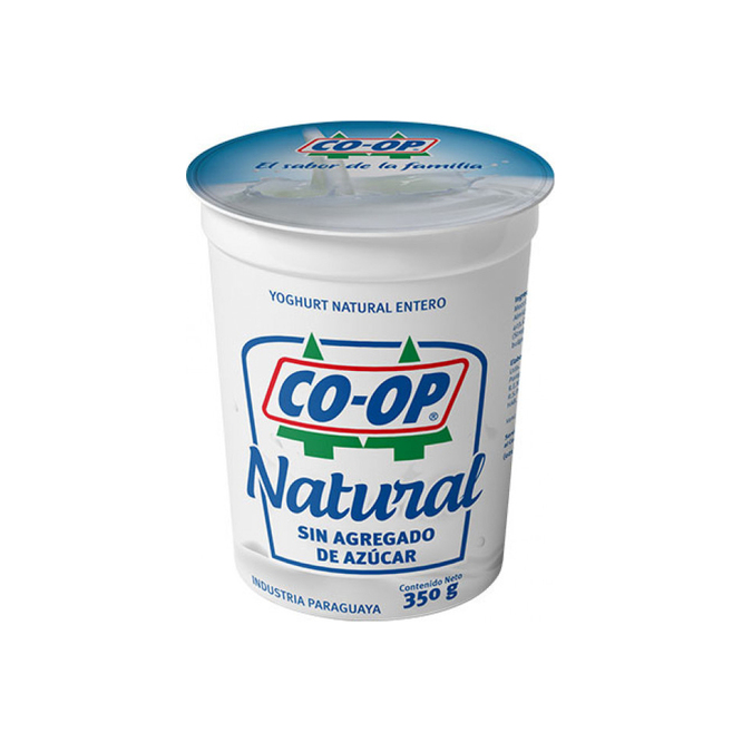 YOGHURT NATURAL ENTERO CO OP DE 350R POT
