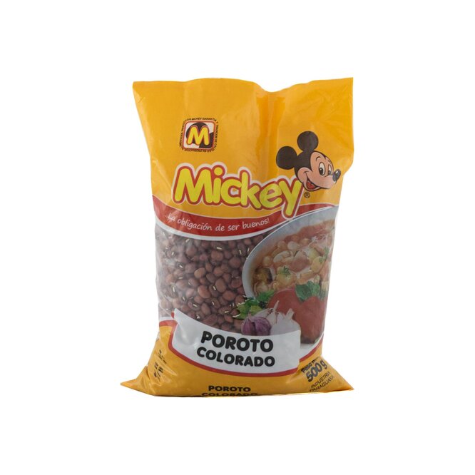 Poroto colorado en bolsa Mickey 500 gramos