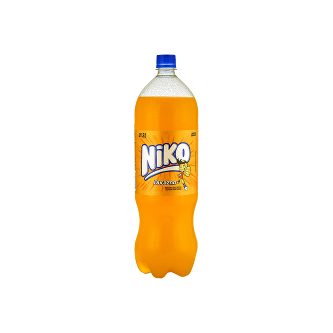 Gaseosa sabor durazno botella Niko 2 litros