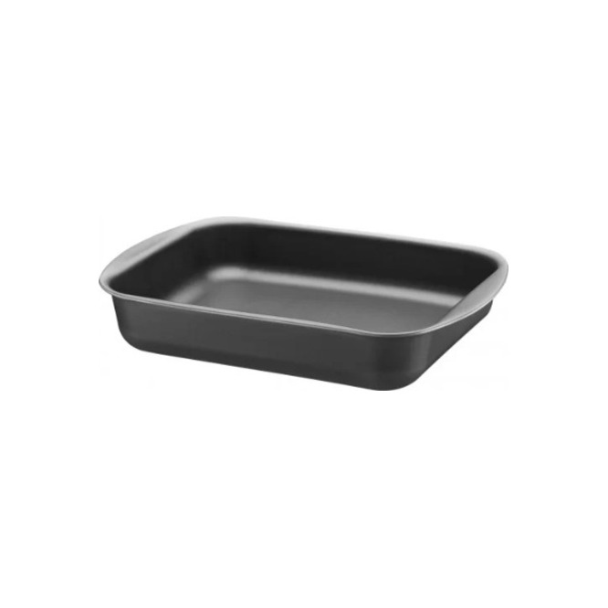 Fuente rectangular negra Tramontina 28 cm