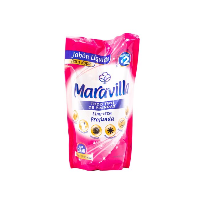 JABON LIQ MARAVILLA P/ROP TODO TIP 900ML