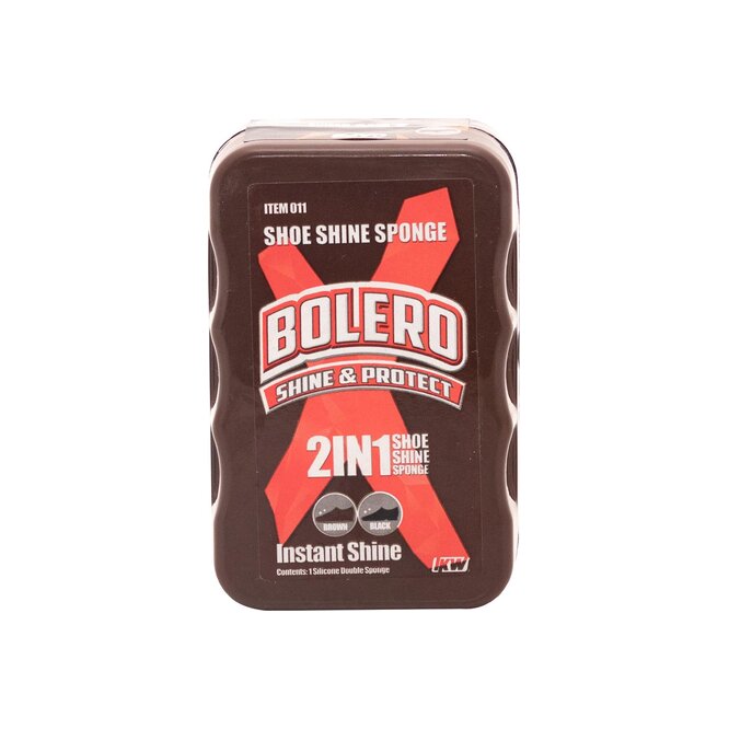 ESPONJA LUSTRADORA BOLERO 2 EN 1 NEGRO Y