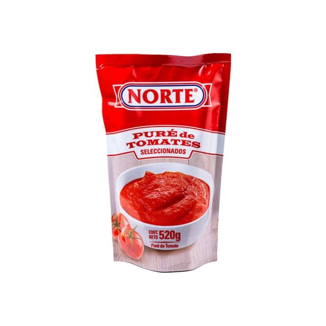 Puré de tomate doypack Norte 520 gramos