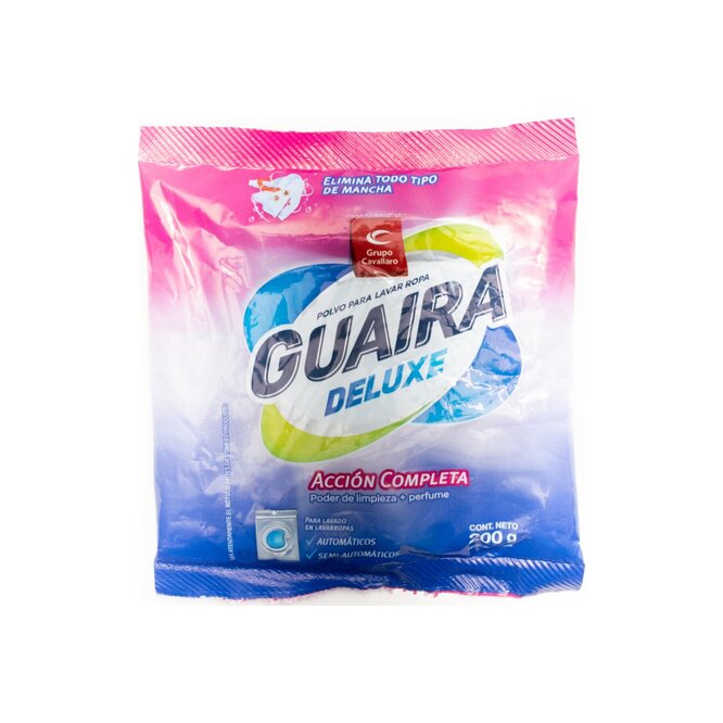 Jabón en polvo deluxe Guaira 200 gramos