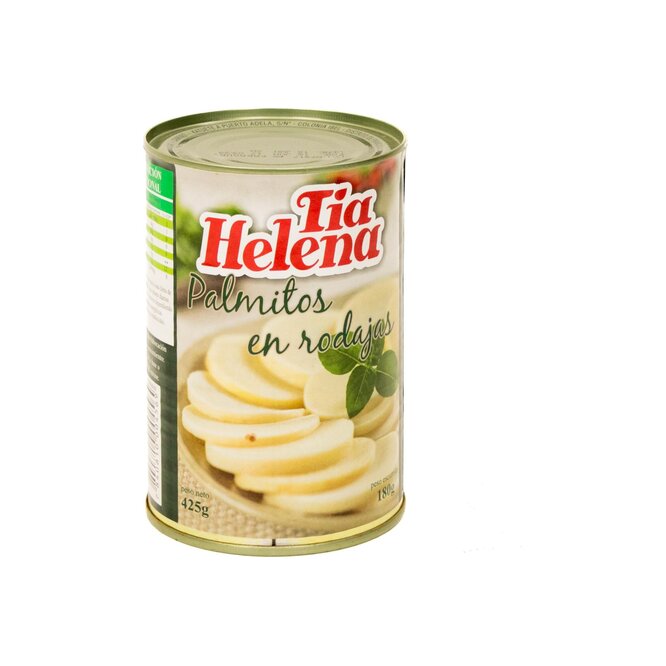 Palmitos en rodajas Tía Helena 425 gramos