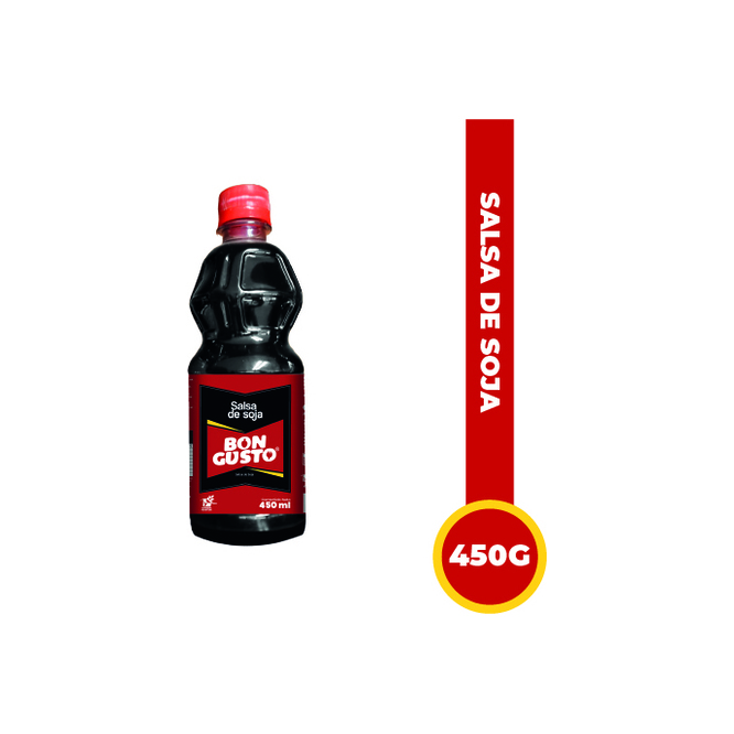 Salsa de soja botella Bon Gusto 450 ml