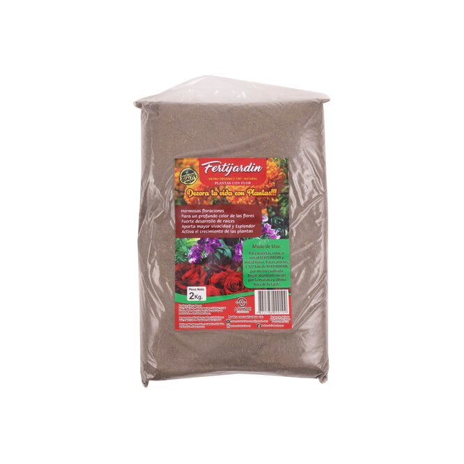 Abono orgánico para plantas con flor Fertijardín 2 kilos