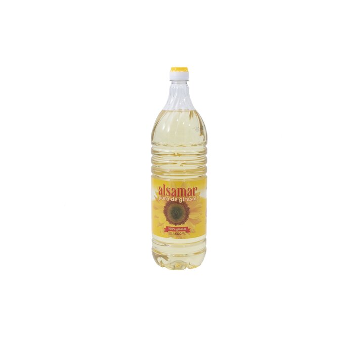Aceite de girasol botella Alsamar 1,5 litros