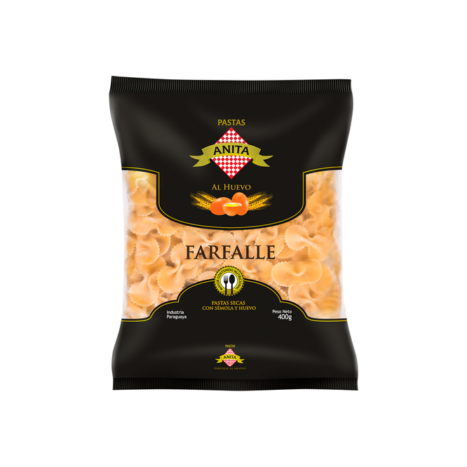 FIDEO ANITA FARFALLE A/HUEVO 400GR