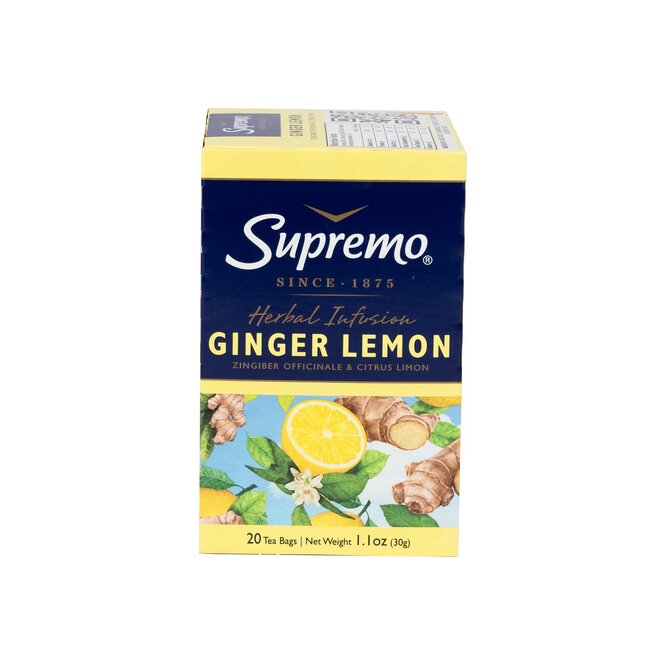 Té de jengibre con limón Supremo 20 unidades